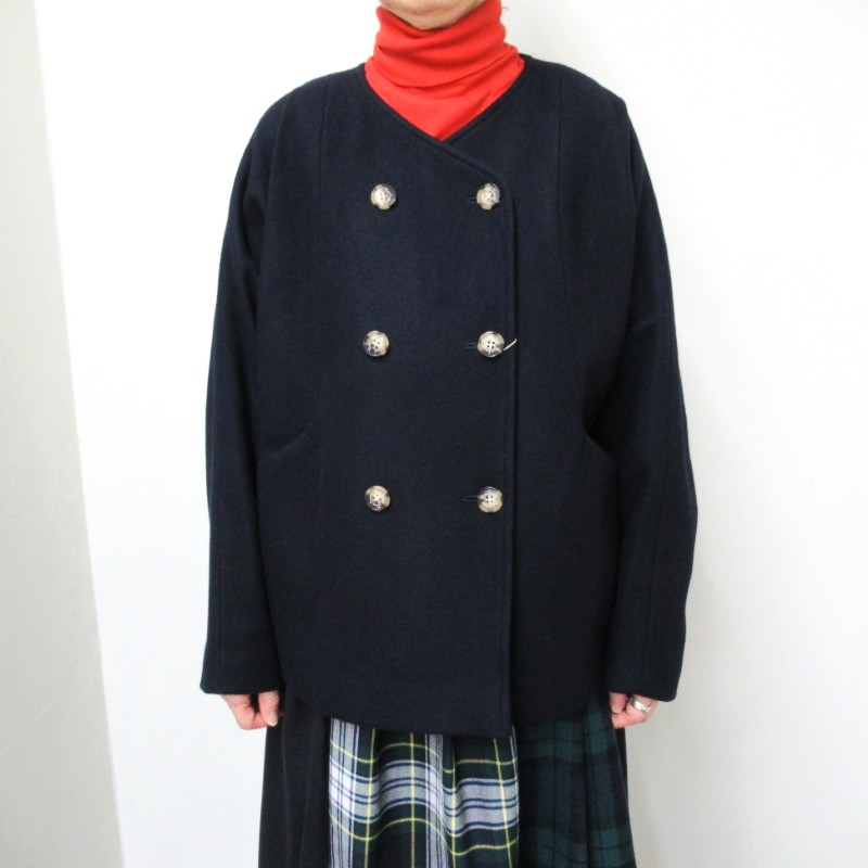 Vent d'ouest ロイヤルジーローンメルトンハーフコート /NV29 【日本製】